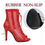 Thumbnail: Mesh Open Toe Lace up High Heel Ankle Boot