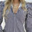 Thumbnail: Striped Button Design Puffed Sleeve Shirt Dress