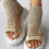 Thumbnail:  Knitted Elastic Braided Geometric Wedge Platform  Sandals 