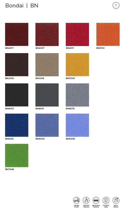 Miniature : nuancier pour siège