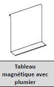 Miniature : accessoire pour bureau Bspace tableau