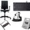 Miniature : Pack télétravail complet siège de bureau et accessoires ergonomiques
