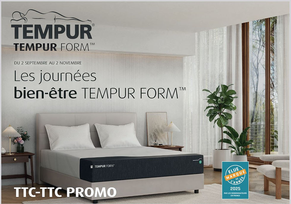 Promo Matelas tempur