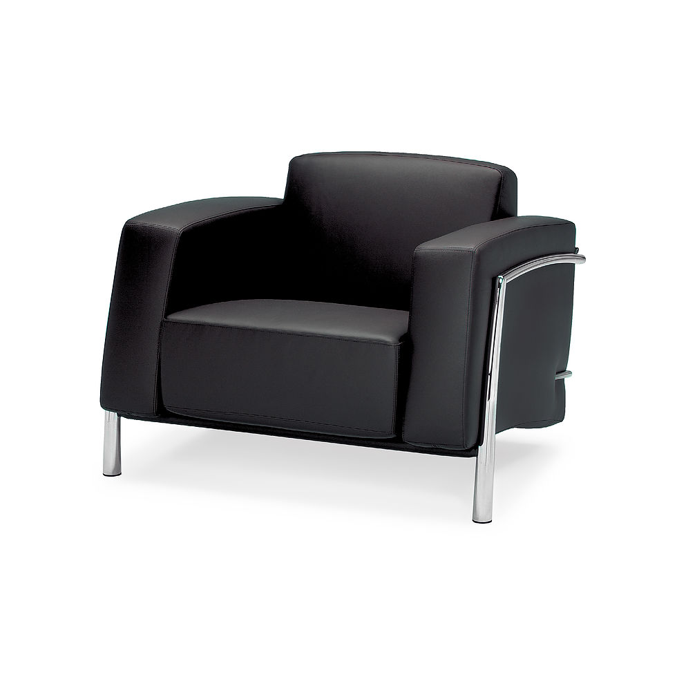Miniature : Fauteuil design noir