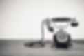 Vintage old telephone on wood table blac