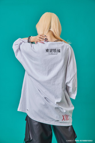 P.N UNDERGROUND×東京喰種】鈴屋什造ダメージTEE (735622
