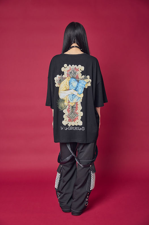 underground デスノート コラボ Tシャツ アニメTシャツ P.N UNDERGROUND×DEATH NOTE】エル TEE (744141) | rings-official