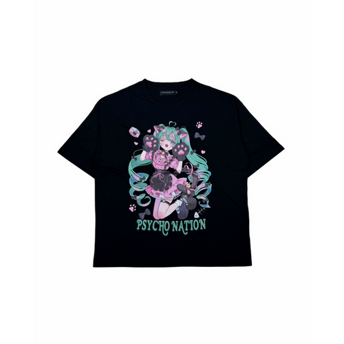 PSYCHO NATION】× 寝田ルネ 猫耳メイド TEE (735600) | rings
