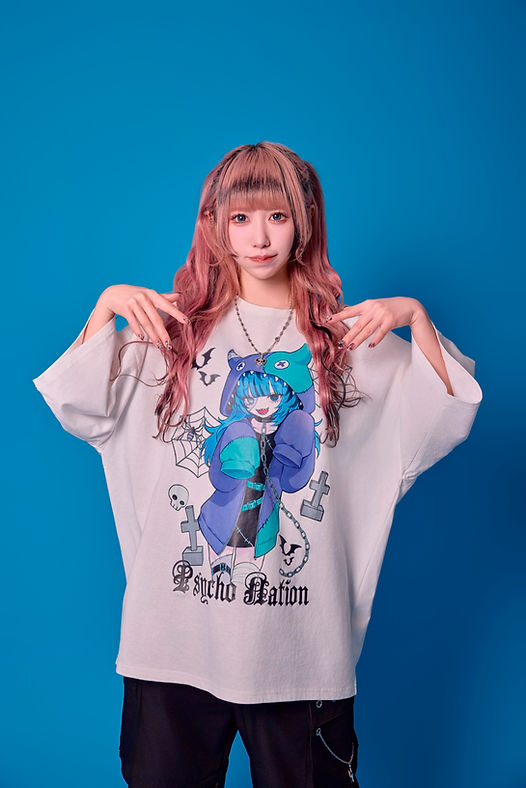 PSYCHO NATION】× 寝田ルネ ゾンビ TEE (725601) | rings-official