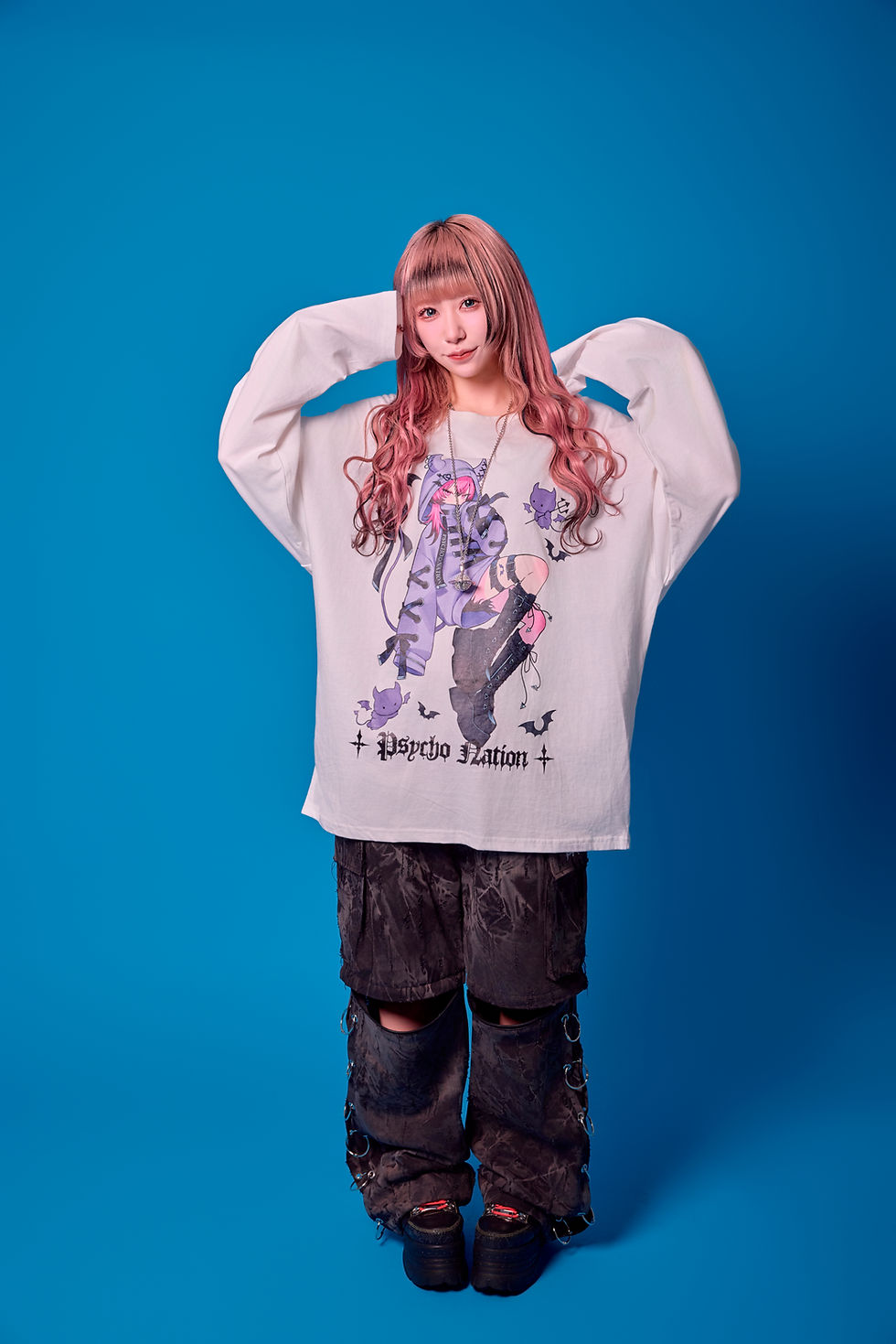 PSYCHO NATION】× 寝田ルネ コラボ デビルTEE (715601) | rings