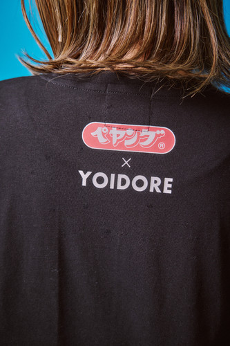 ペヤングやきそば YOIDOREコラボTシャツ 白Mサイズ JUGLANS tシャツ 「YOIDORE/ヨイドレ」ペヤングコラボ どれみT