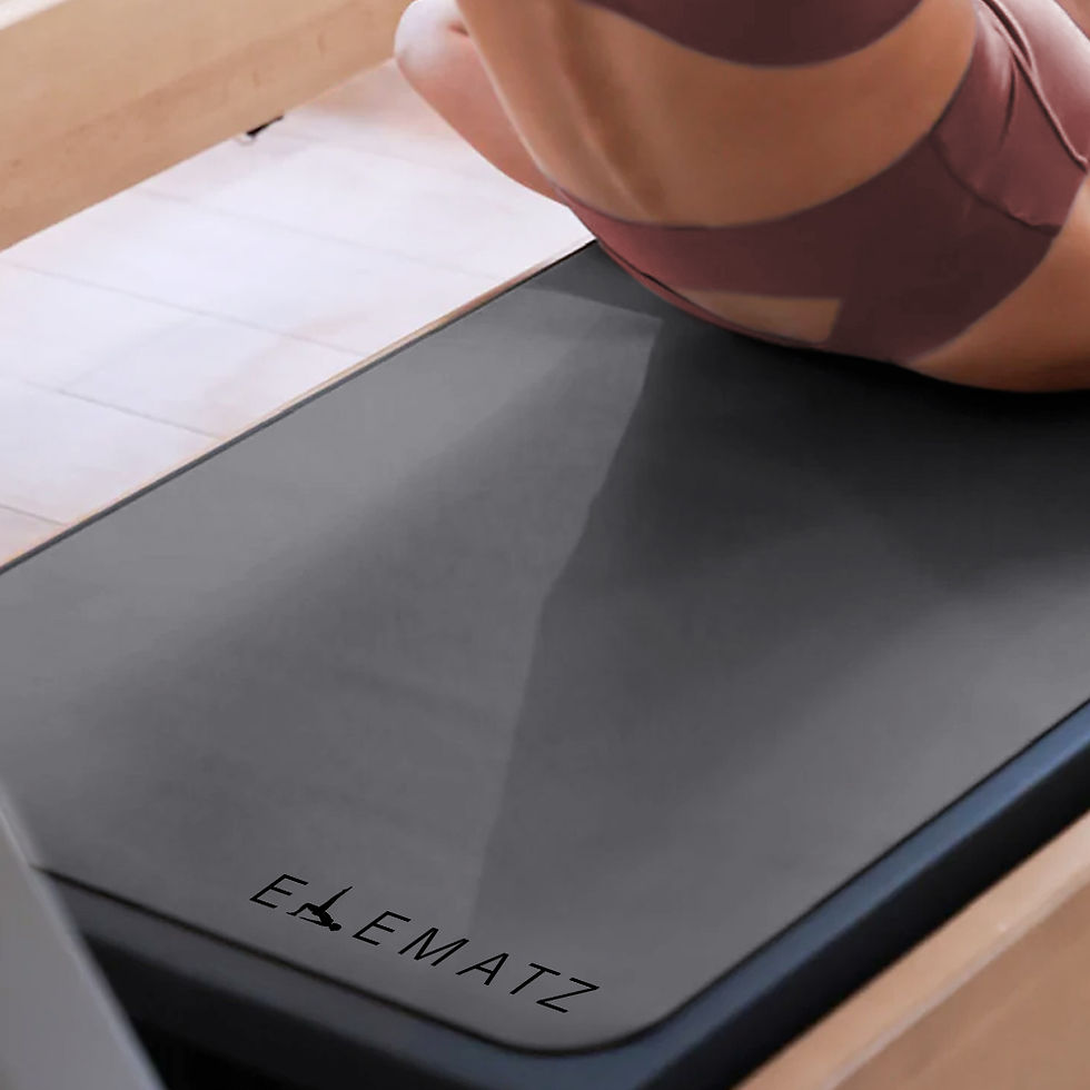 Thumbnail: Gray color pilates reformer mat