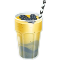 zwarte sesamsmoothie