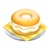 donut met slagroom