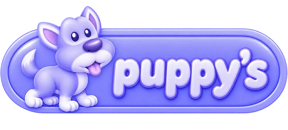 button naar puppy's