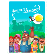 stadbezoekers dubbel munten