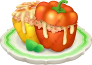 gevulde paprika's