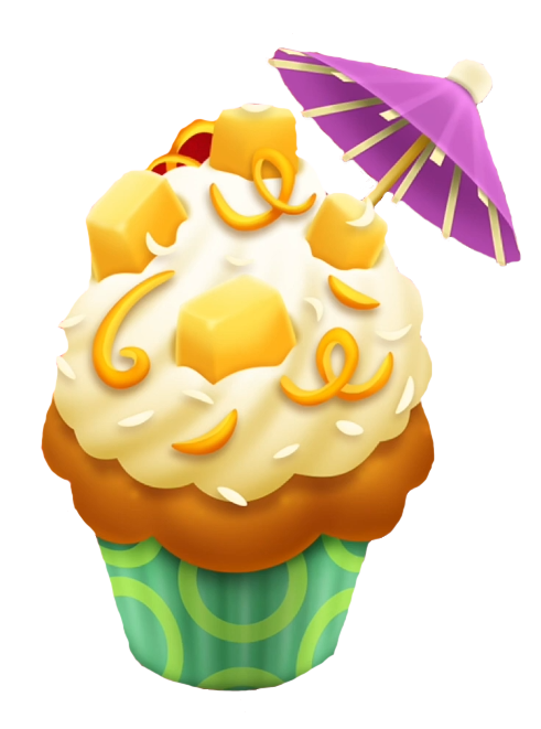 tropische cupcake