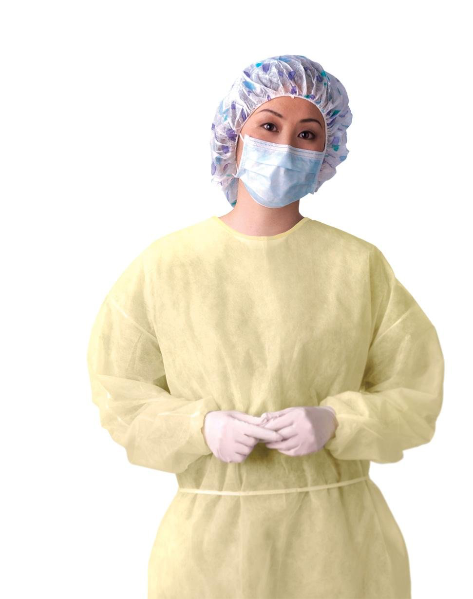 Disposable Isolation Gowns - 50 Pack