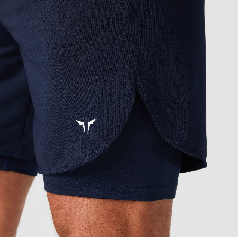 Thumbnail: Core mesh 2 in 1 shorts - Navy/Slate
