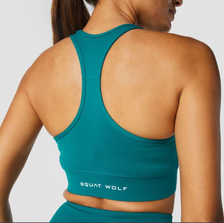 Thumbnail: Hera Sports Bra -Black/Teal