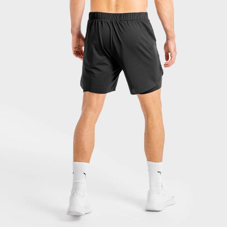 Thumbnail: Core mesh 2 in 1 shorts - Red/Black