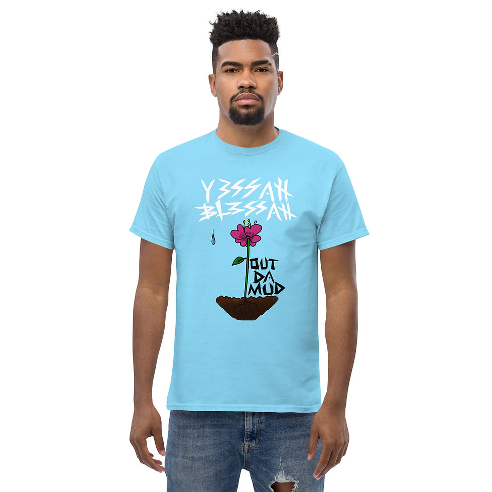 Thumbnail: Yessah Blessah OUT DA MUD Men's classic tee
