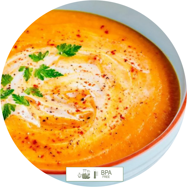 Sopa de Abóbora e queijo branco 400g