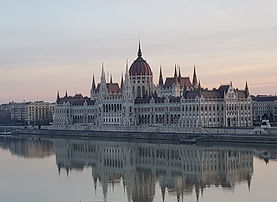 Hungarian Parliament Budapest Sunrise