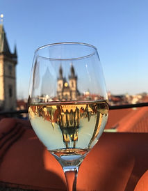 Prague Wine Glass Rooftop Bar