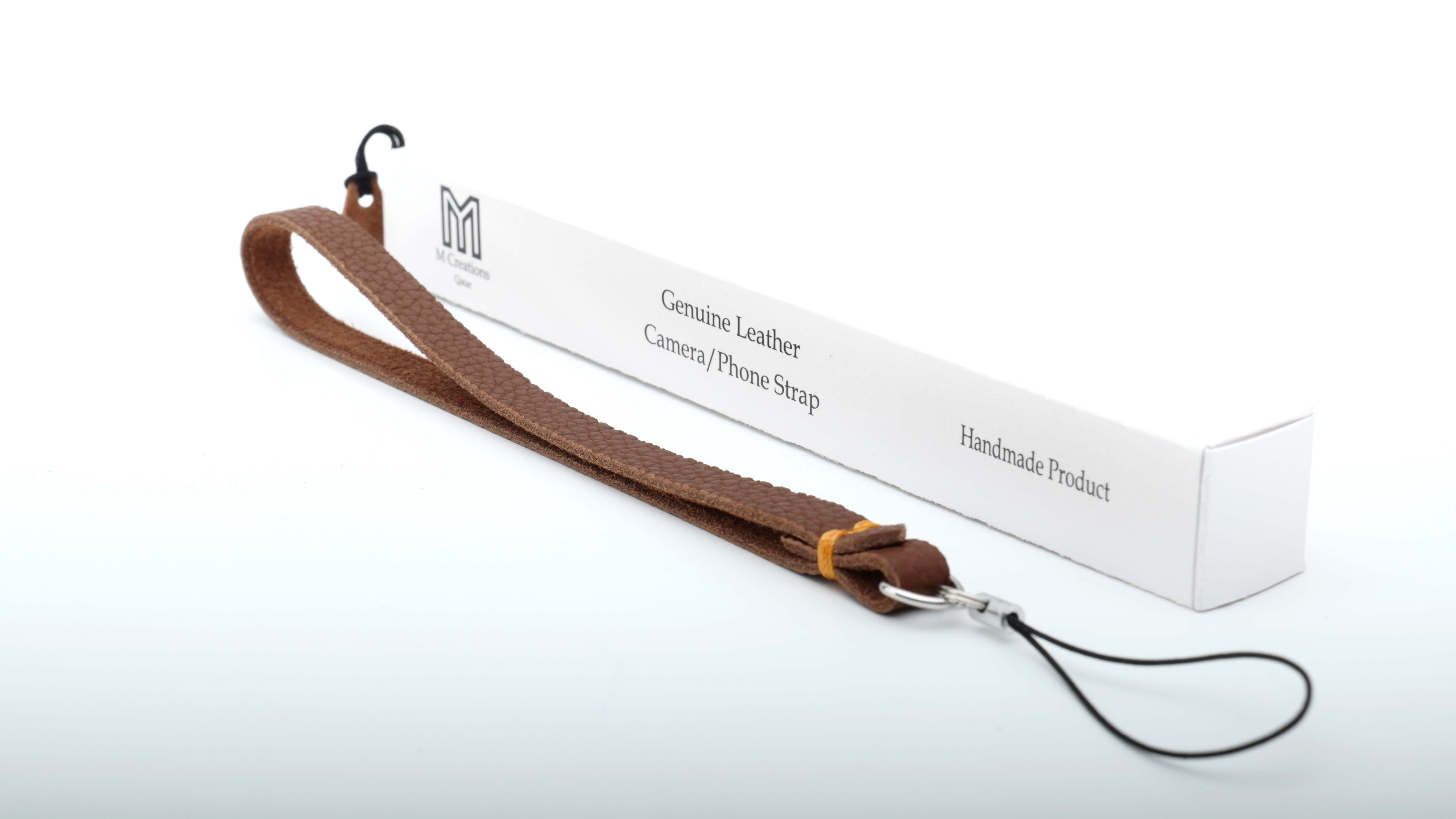 Handmade Genuine Leather Wrist Strap Camera/Phone Strap