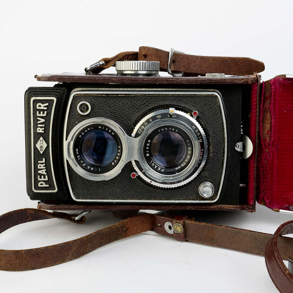 Thumbnail: Pearl River TLR Camera 6x6 Medium Format Camera with Case