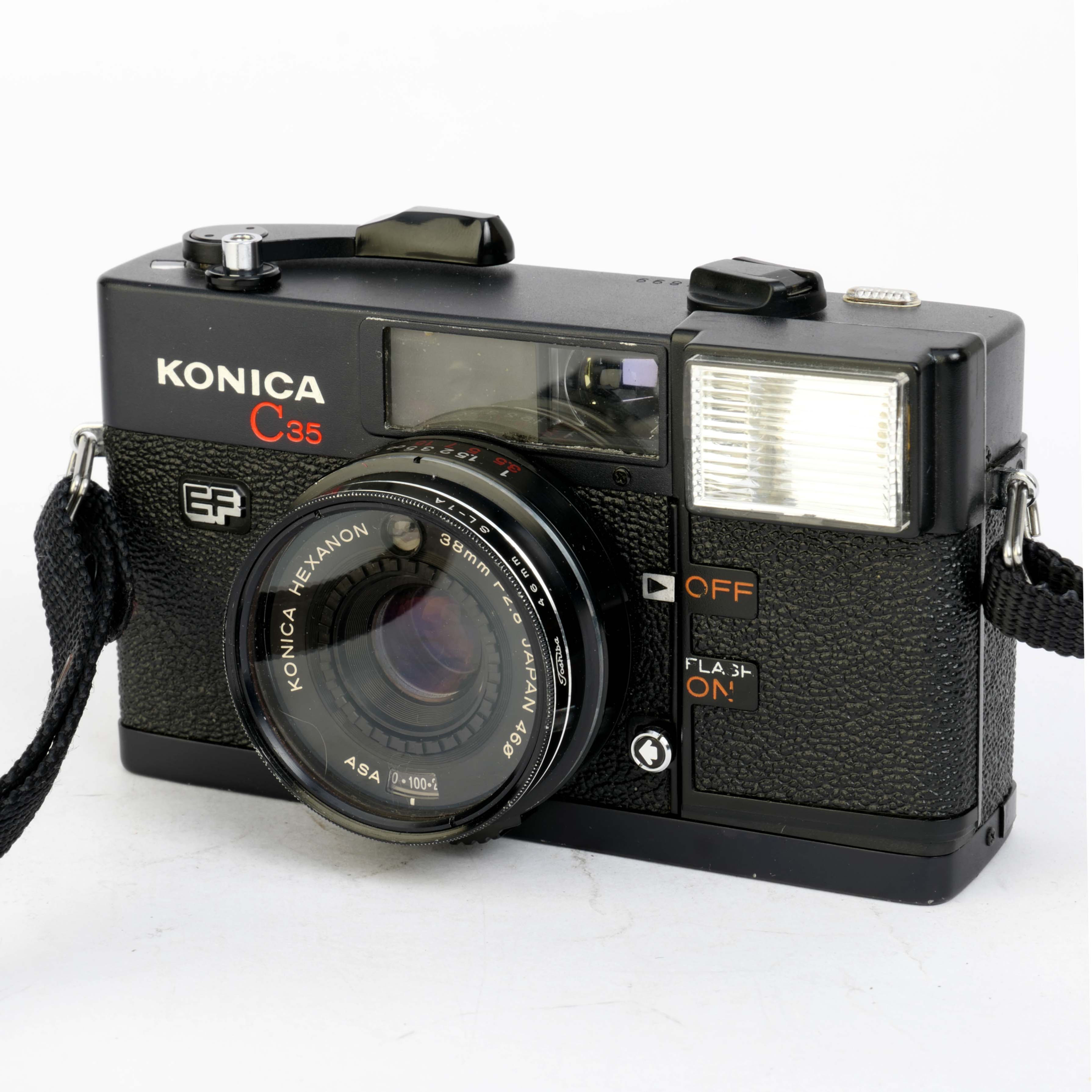 Konica C35 EF Automatic Film Camera