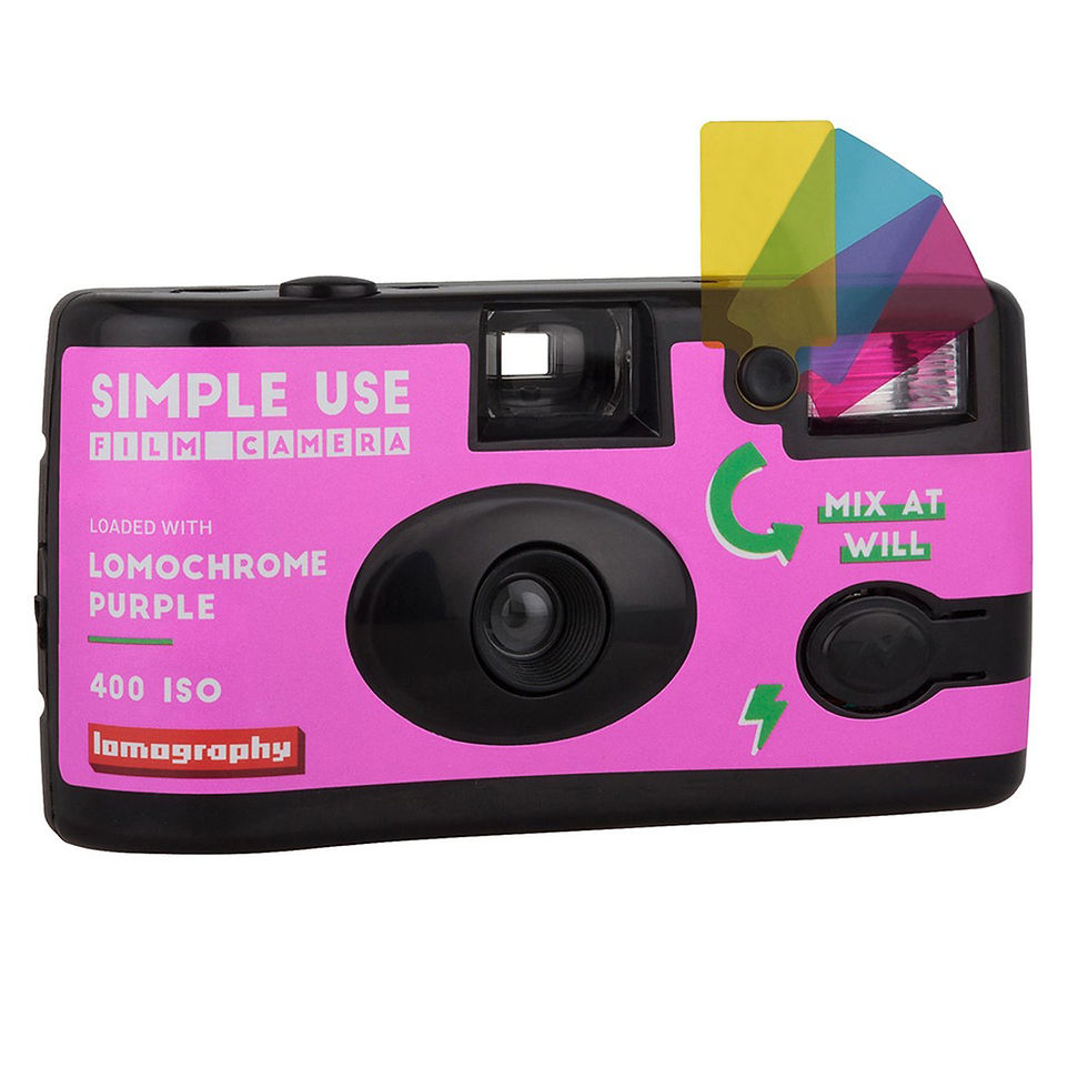 Thumbnail: Lomo Reusable Film Camera Purple