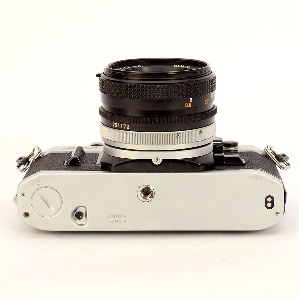 Thumbnail: Canon AE-1 35mm SLR Camera with 50mm f/1.8 Lens (Light Meter Not Working)