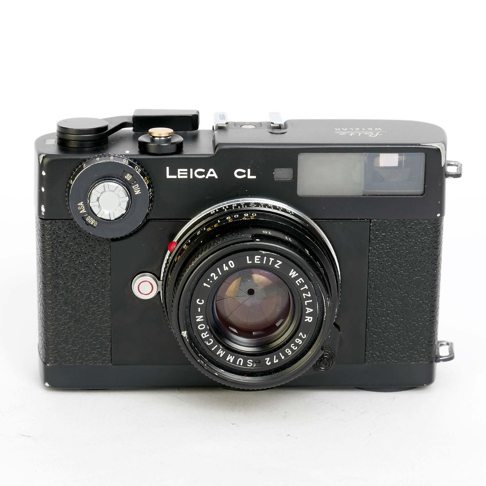 Thumbnail: Leica CL 35mm Rangefinder Film Camera with Leica Leitz Summaron-C 40mm f2 Lens