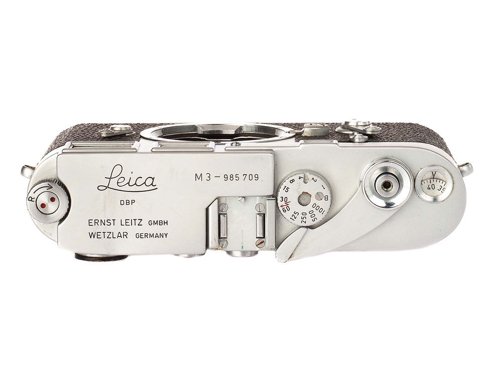 Thumbnail: Leica M3 No.985709 35mm Film Camera with Leica Elmar-M 50mm F/2.8 Lens