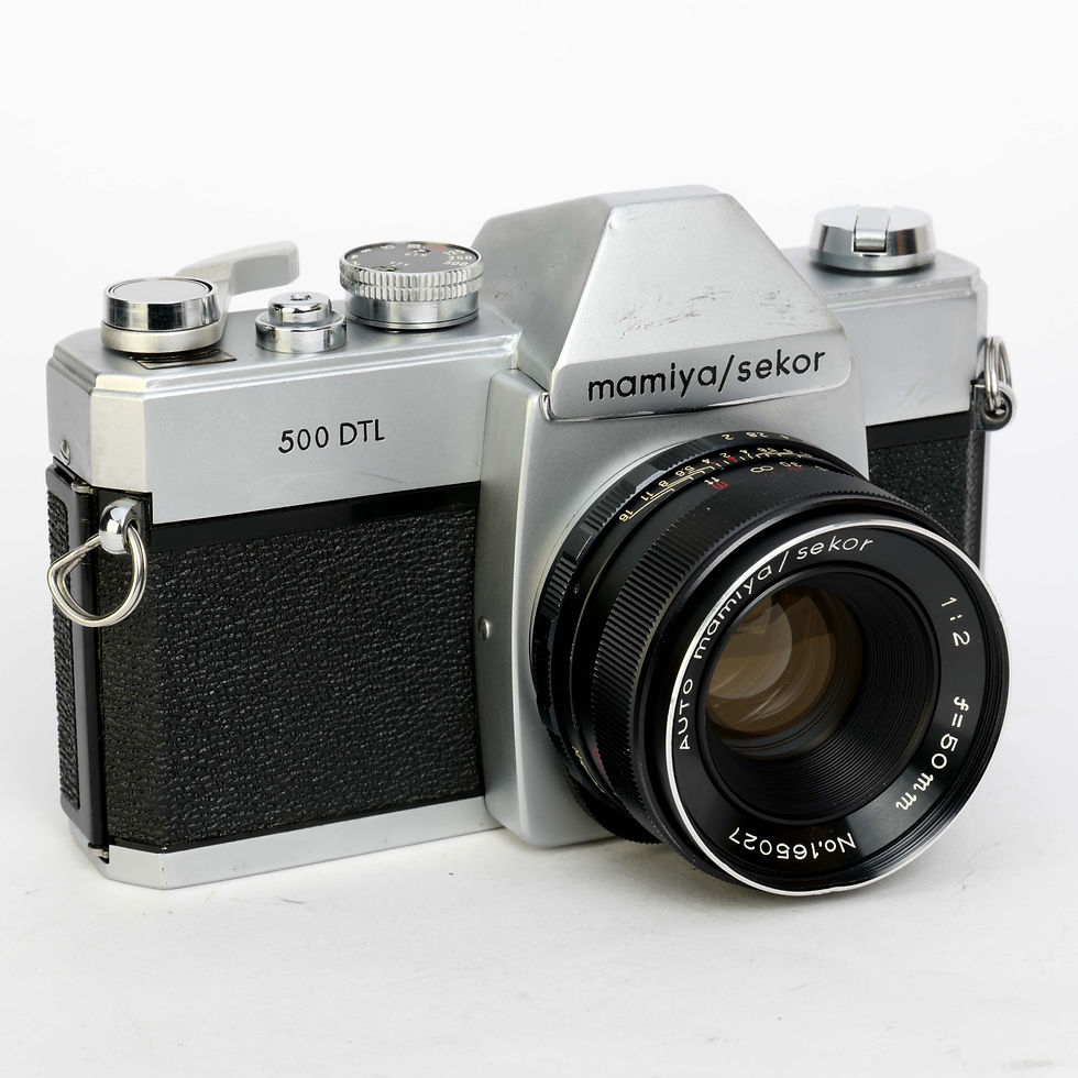 Thumbnail: Mamiya/Sekor 500 DTL 35mm Camera with Mamiya /Sekor 50mm f/2 Lens & Case