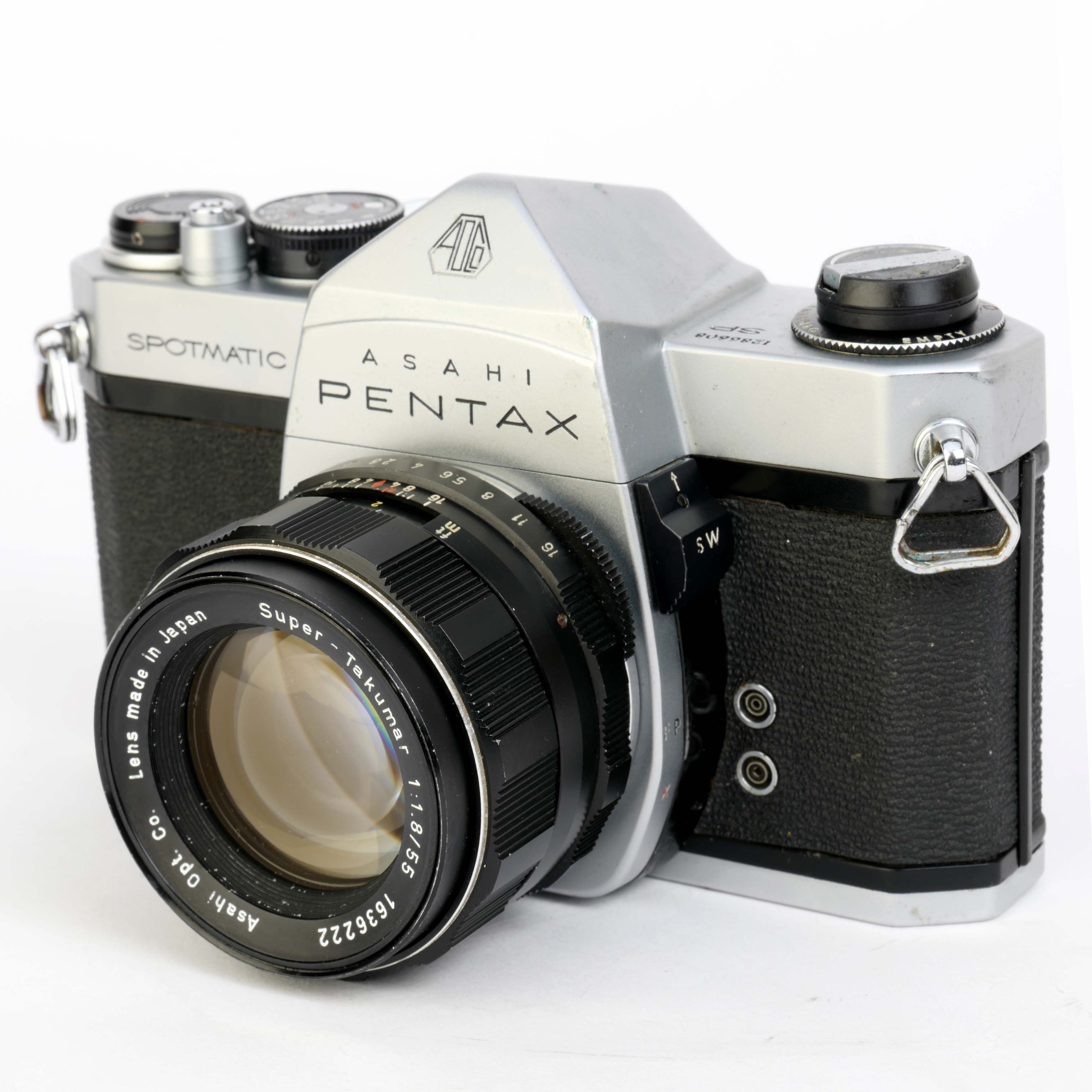 Pentax Spotmatic SP Camera with Super-Takumar 55mm f/1.8 LenS