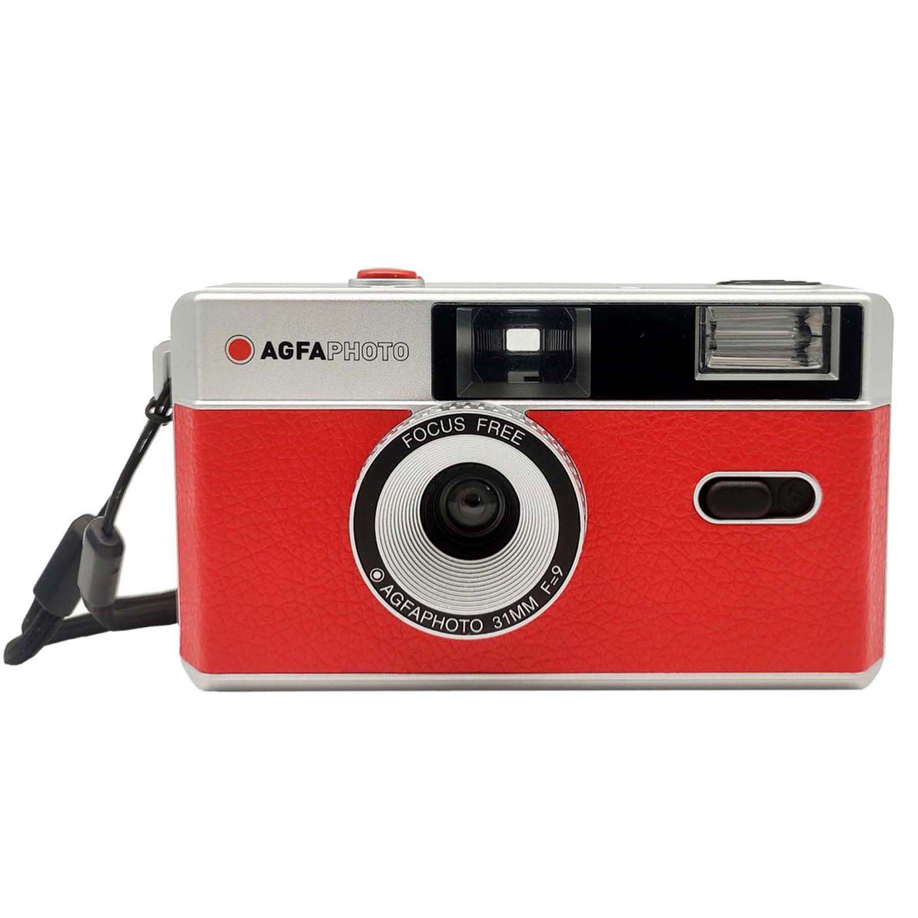 AgfaPhoto 35mm Reusable Film Camera (Red)