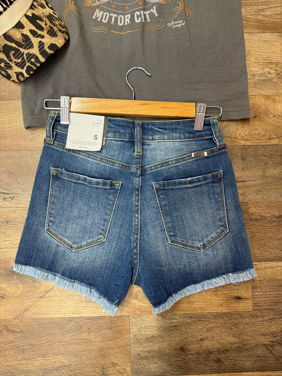 Thumbnail: Kancan Button Down Shorts size Small 