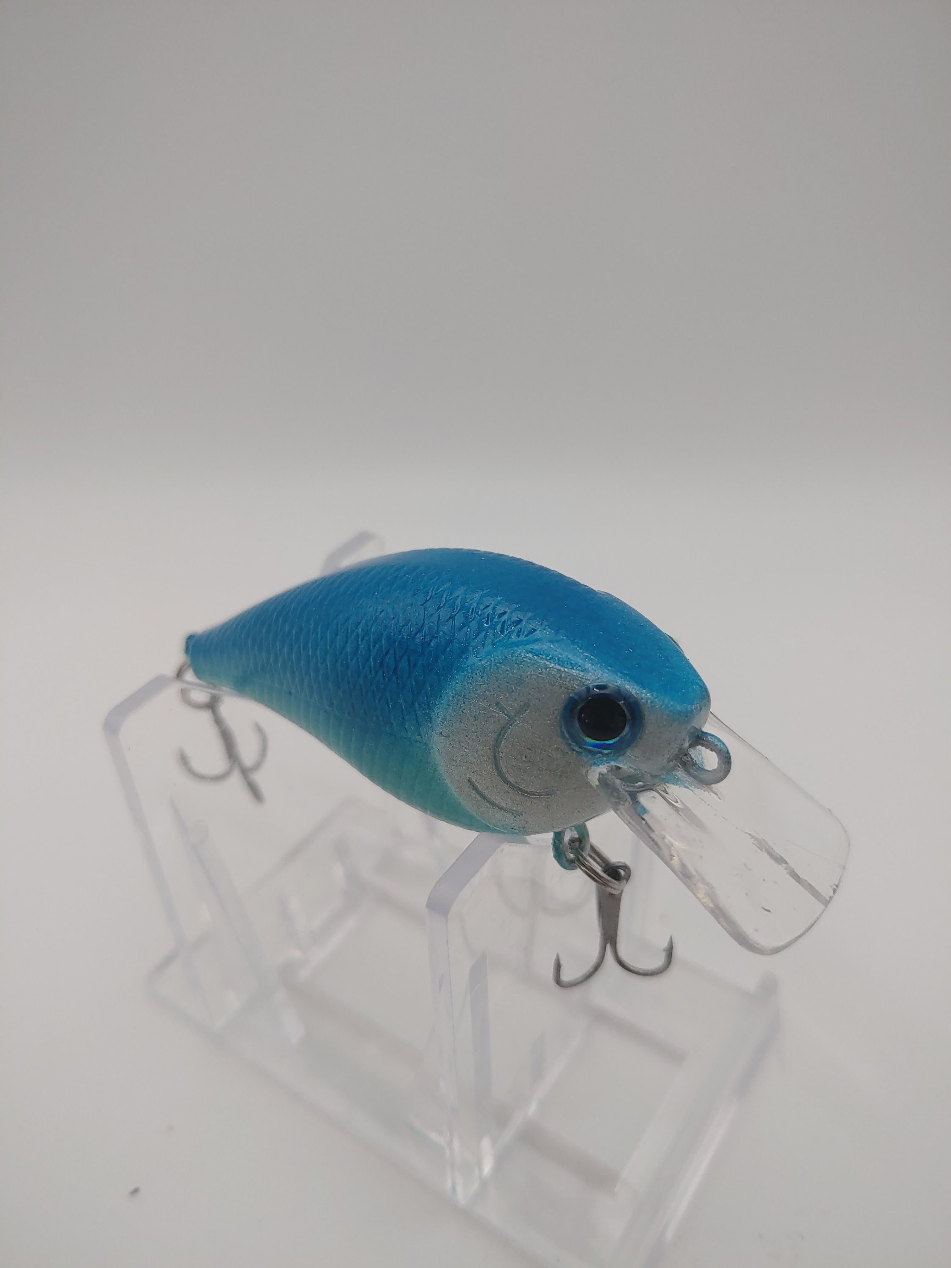 Blue/silver crank