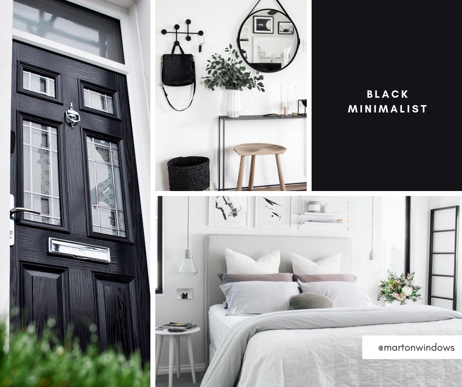 Black Minimalist - Interior Design Inspiration - Composite Door Installation in Middlesbrough, Teesside, Redcar and Cleveland