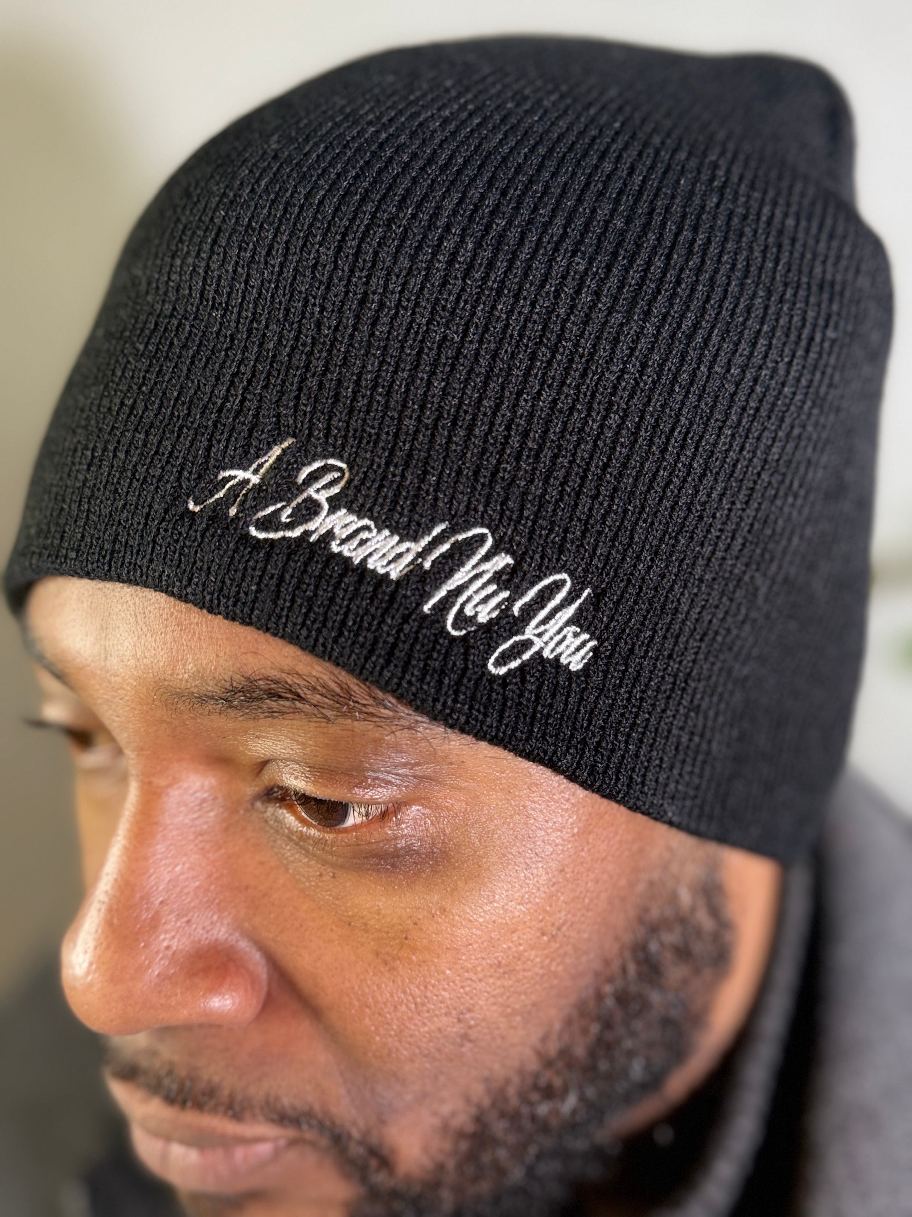 A Brand Nu You Embroidered Beanie