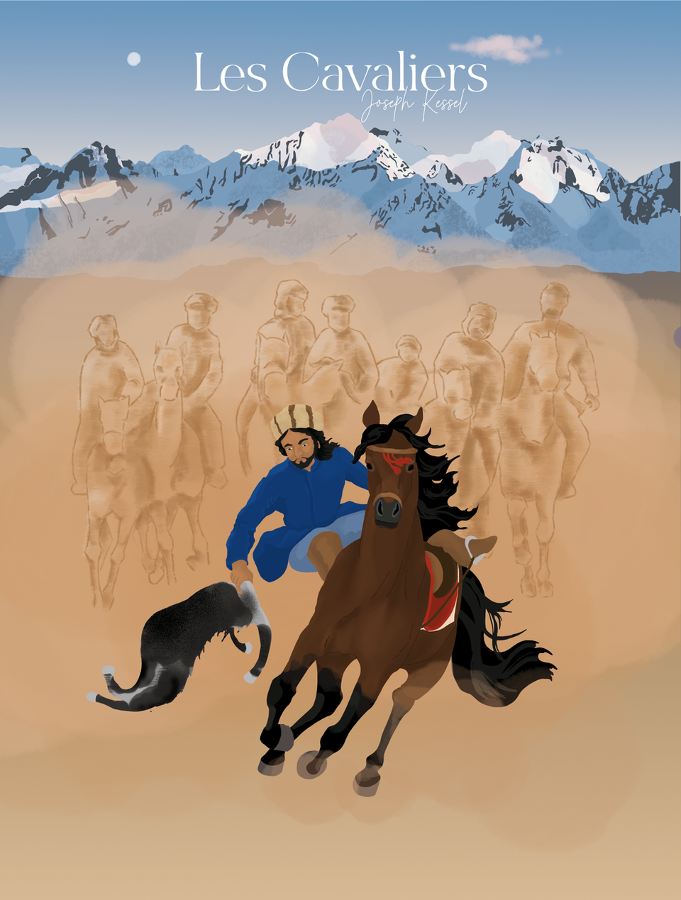 illustration les cavaliers édition presse 