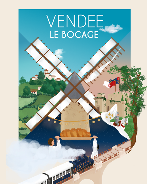 Affiche Vendée Bocage