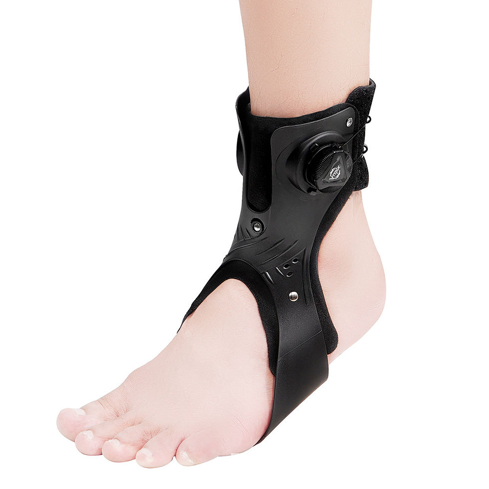 Thumbnail: Adjustable Ankle Brace for Sports and Rehabilitation