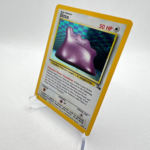 Pokemon - Ditto Fossil Edition - Holo Rare 3/62 | Pokeab