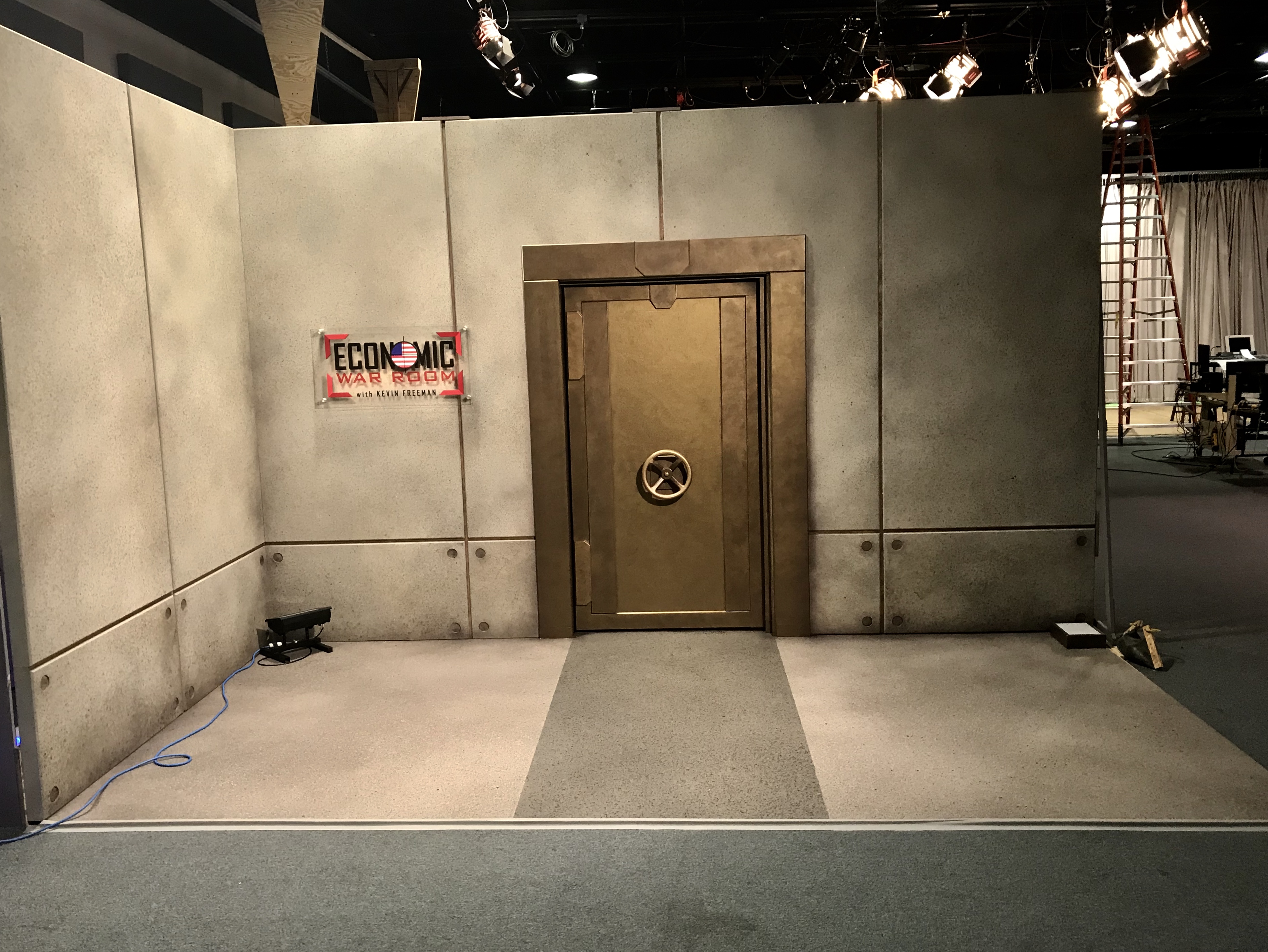 Economic War Room Vault Door.