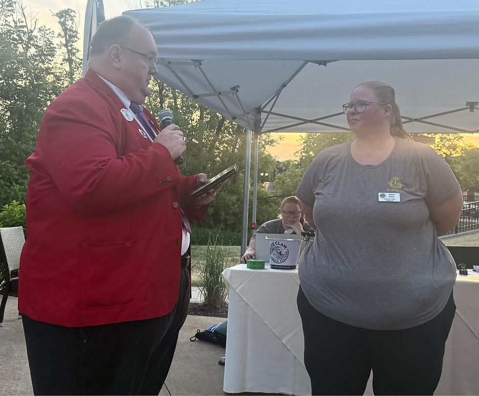 Celebrating Leadership: Lion Robin's Induction as Sussex Lions Club's First Female President
